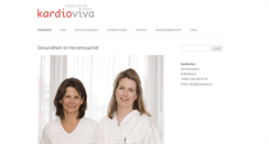 Desktop Screenshot of kardioviva.ch